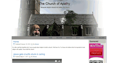Desktop Screenshot of churchofapathy.org